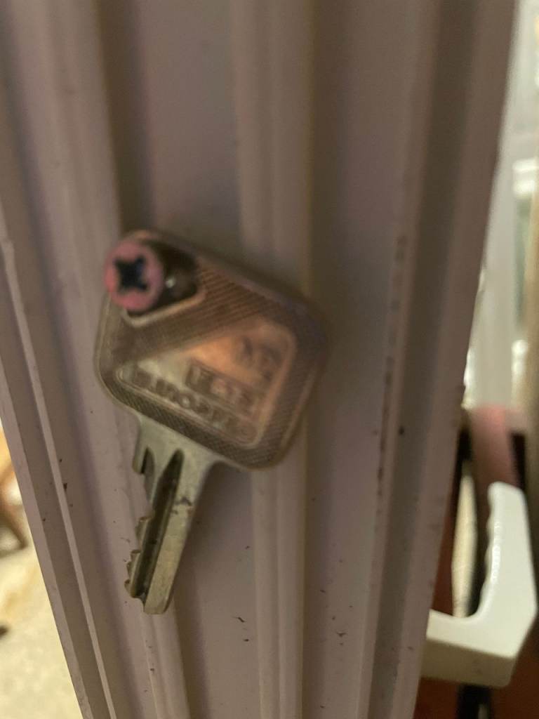 UPVC DOOR 203.5 x 82 cm - UPVC DOUBLE GLAZED DOOR - CLEAR GLASS (REF: DX198)