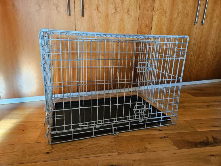 Small Pets at Home Double Door Folding Dog Crate