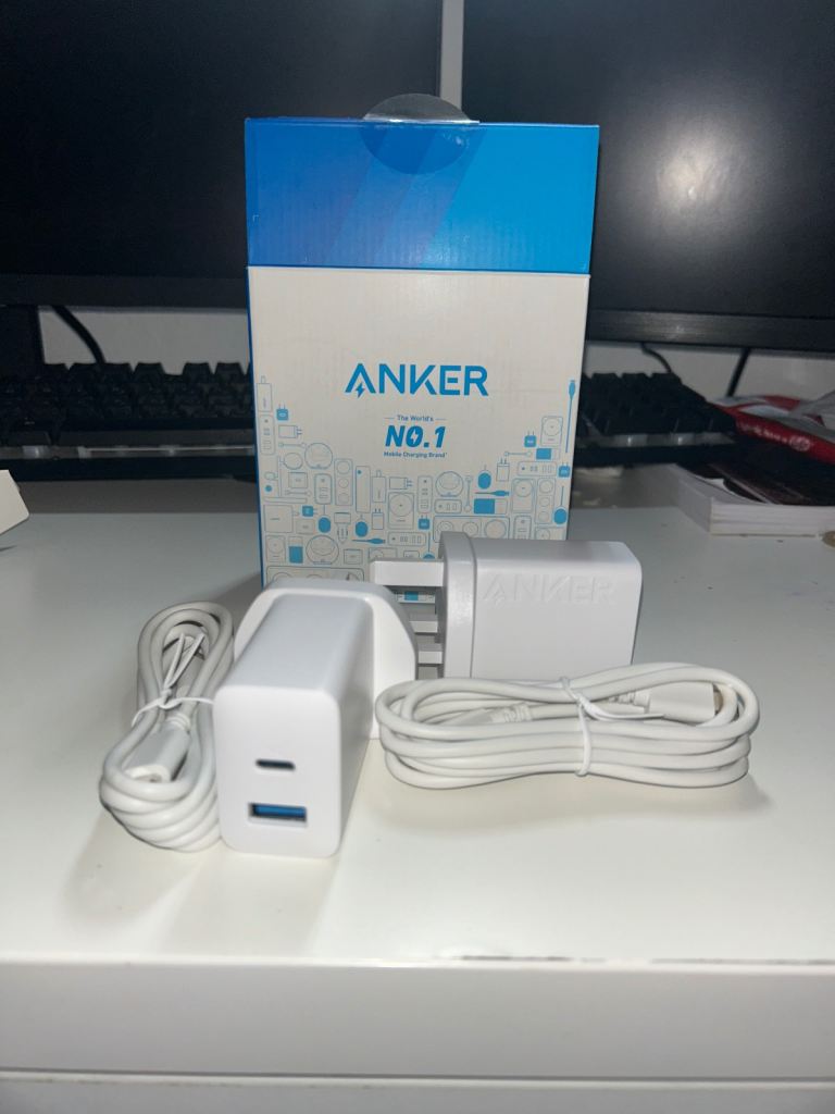 Anker 20W USB-C Fast Charger Plug 2-Pack + 2x USB-C Cables – Tested – UK