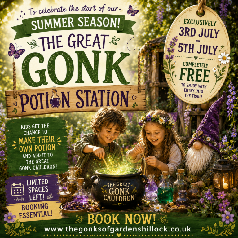 The Gonks of Gardenshillock Magical Summer Meadow 3rd July - 16th August