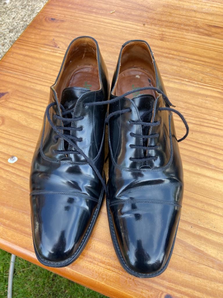 Black Leather Formal Shoes – Good Condition