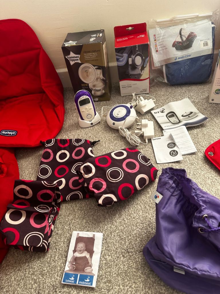 Bundle of baby items from smoke & pet free home