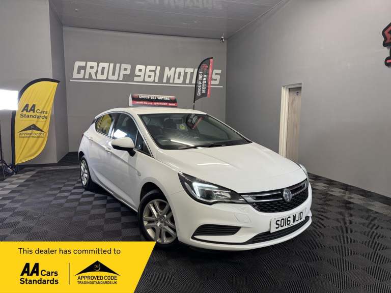 2016 Vauxhall Astra 1.0i Turbo ecoFLEX Design Euro 6 (s/s) 5dr HATCHBACK Petrol Manual