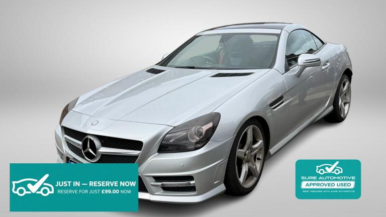 2013 Mercedes-Benz SLK 1.8 SLK200 BlueEfficiency AMG Sport Convertible 2dr Petrol G-Tronic+ Euro ...