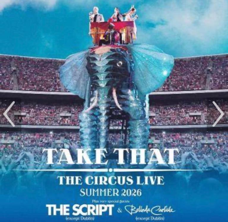 2 x take that ticket for sale for Hampden Park 