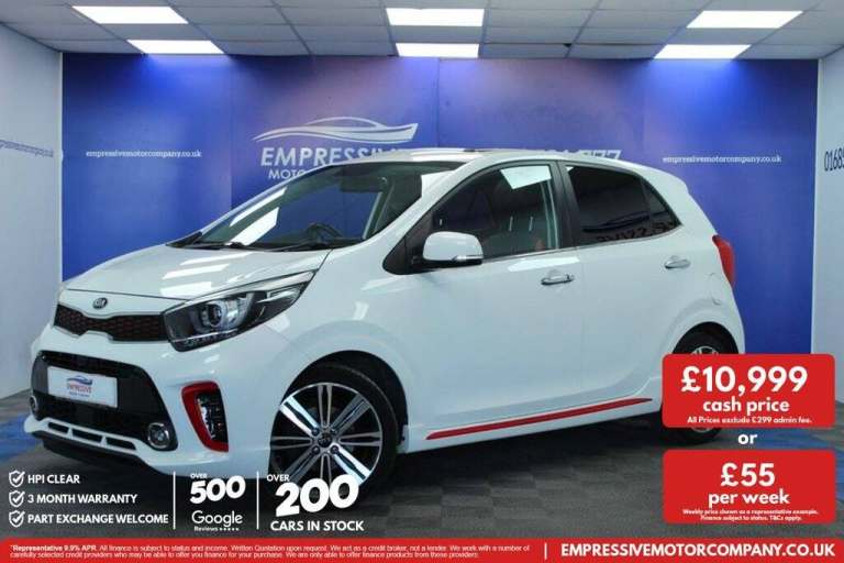 2020 20 KIA PICANTO 1.0 T-GDI GT-LINE S HATCHBACK 5DR PETROL MANUAL EURO 6 (S/S)