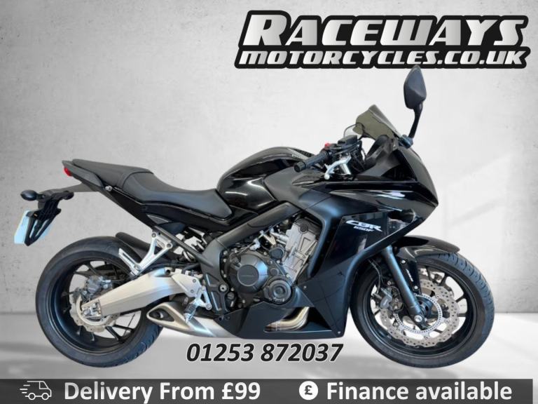 HONDA CBR650F 2014 BLACK 8,416 MILES USED MOTORCYCLE