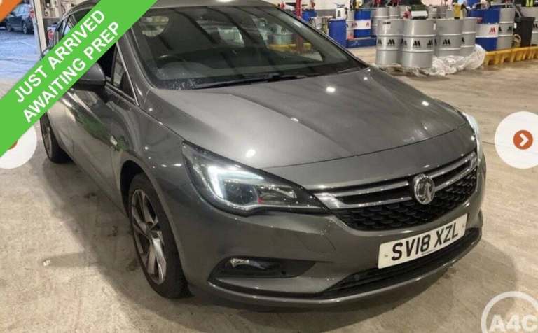 2018 Vauxhall Astra 1.4i Turbo SRi Hatchback 5dr Petrol Auto Euro 6 (s/s) (150 ps) Hatchback Petr...