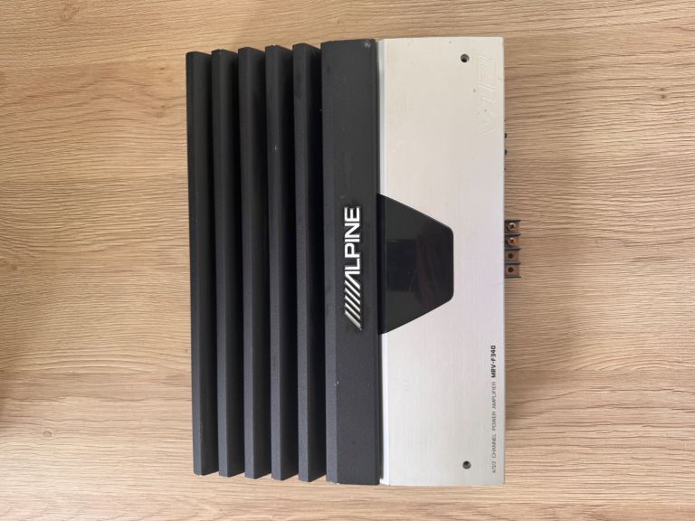 alpine amplifier x 3 speakers subs subwoofer car van stereo