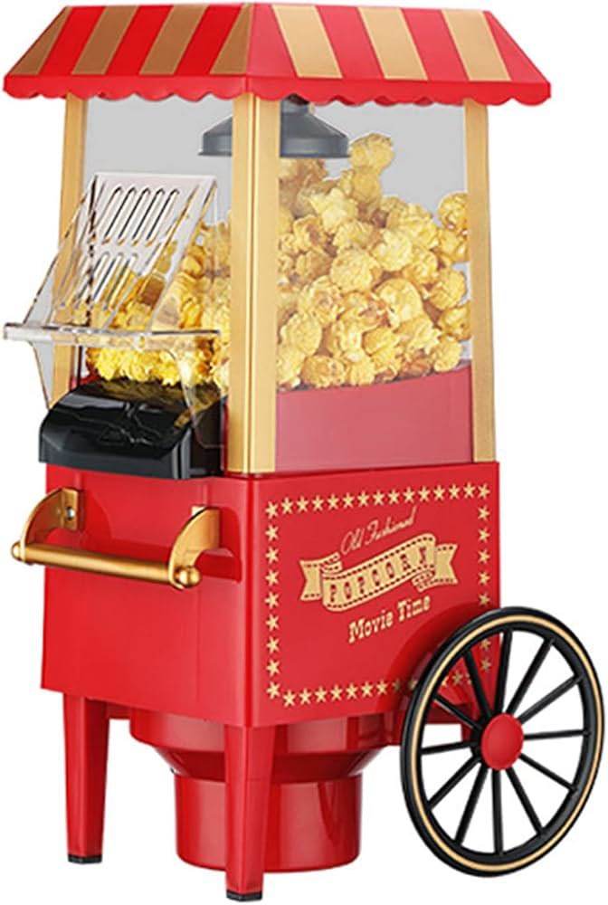 Retro Popcorn Maker Machine – Red & Goldn 