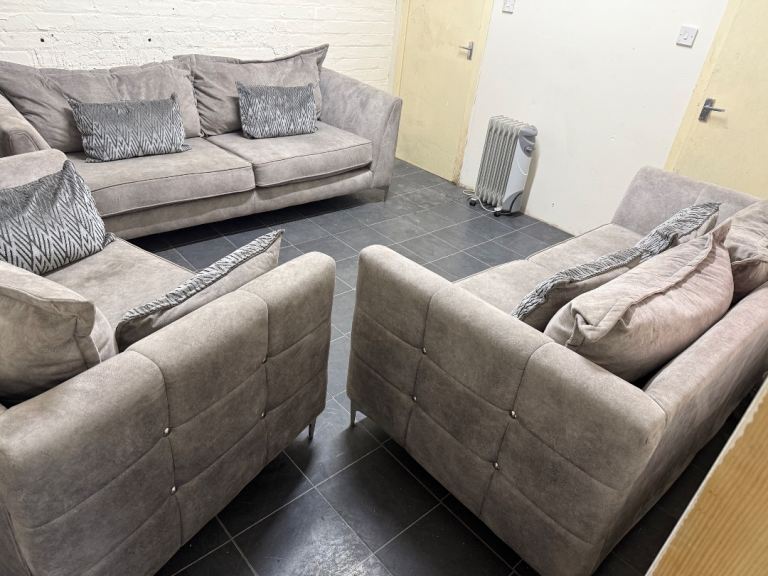 2 seater and 3 seater and cuddle chair 