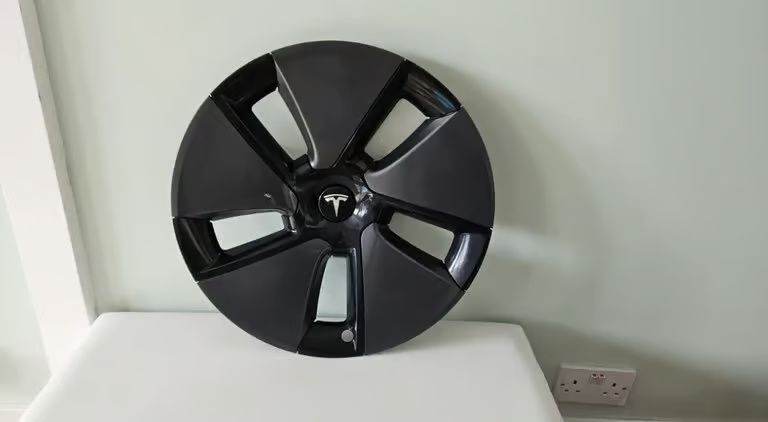X4 TESLA MODEL 3 AERO WHEEL COVER TRIM GENUINE