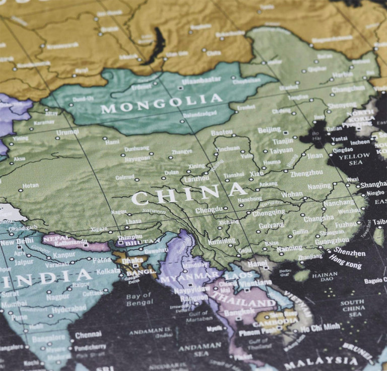 World Map in Tube. Brand NEW