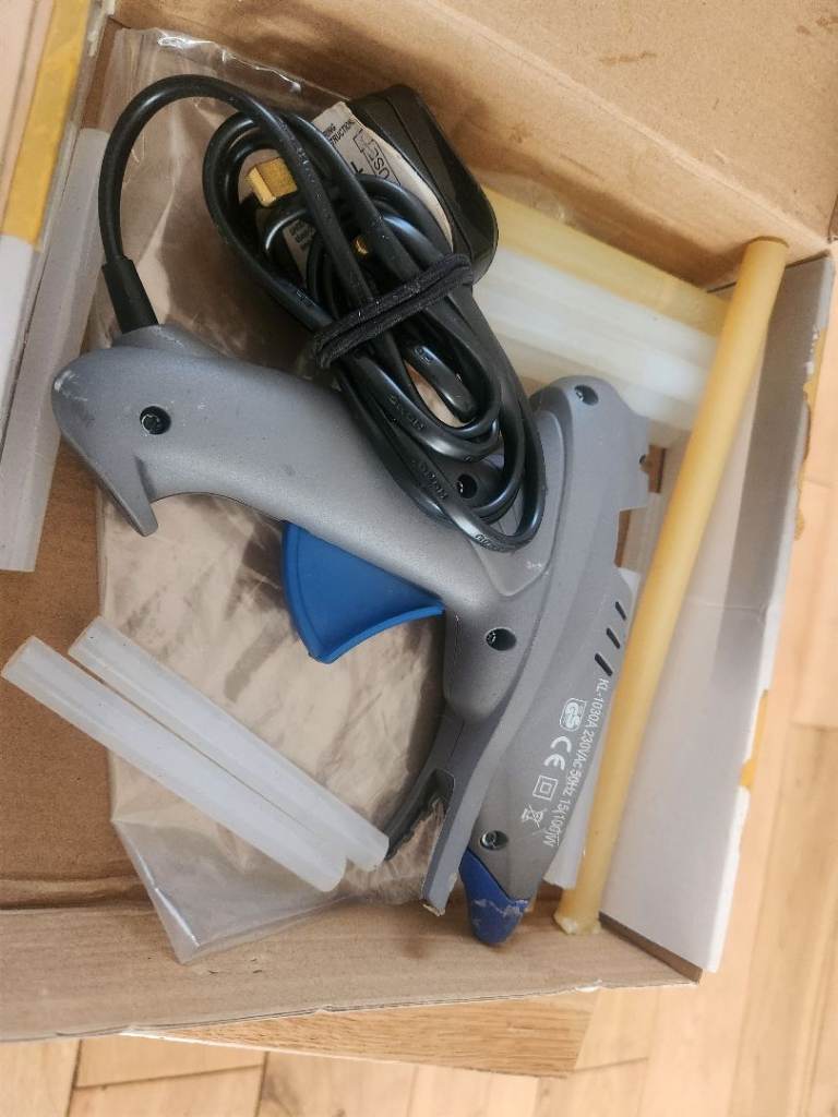 Electric Hot Melt Glue Gun with Glue Sticks