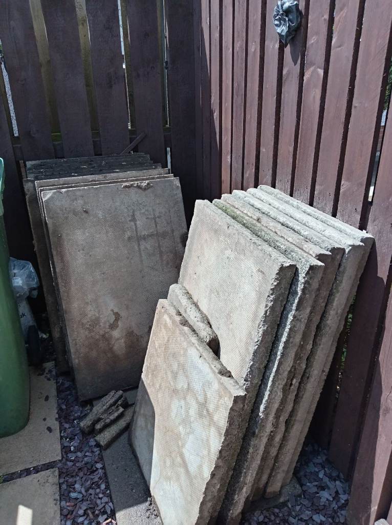 CONCRETE PAVING SLABS **FREE**
