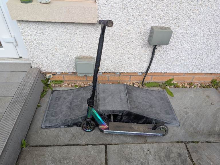 Scooter and Ramp