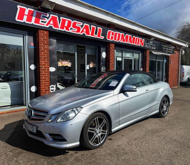 2013 13 MERCEDES-BENZ E-CLASS 2.1 E220 CDI BLUEEFFICIENCY SPORT CABRIOLET 2DR DI