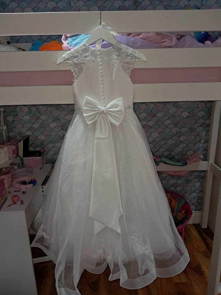 Crystal & Pearl Communion Dress