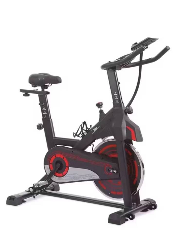 Indoor CRANE Exercise Bike – Black and Red, Good condition