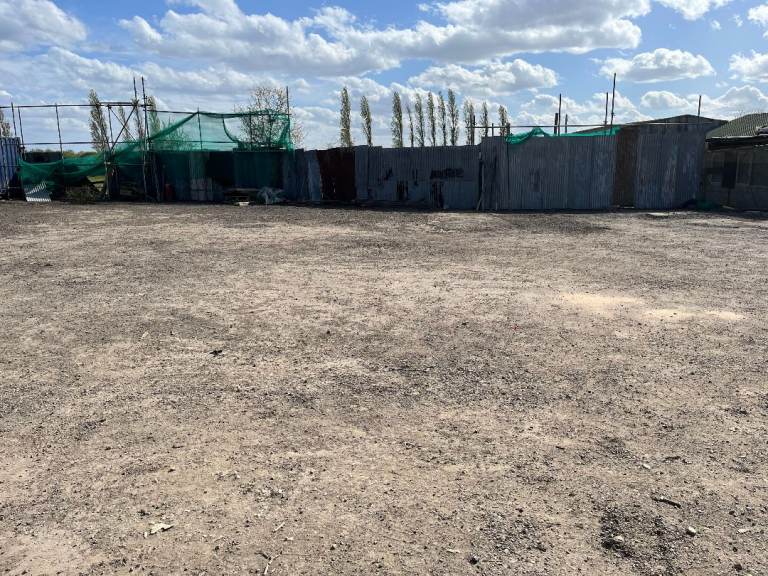 Secure open yard to rent