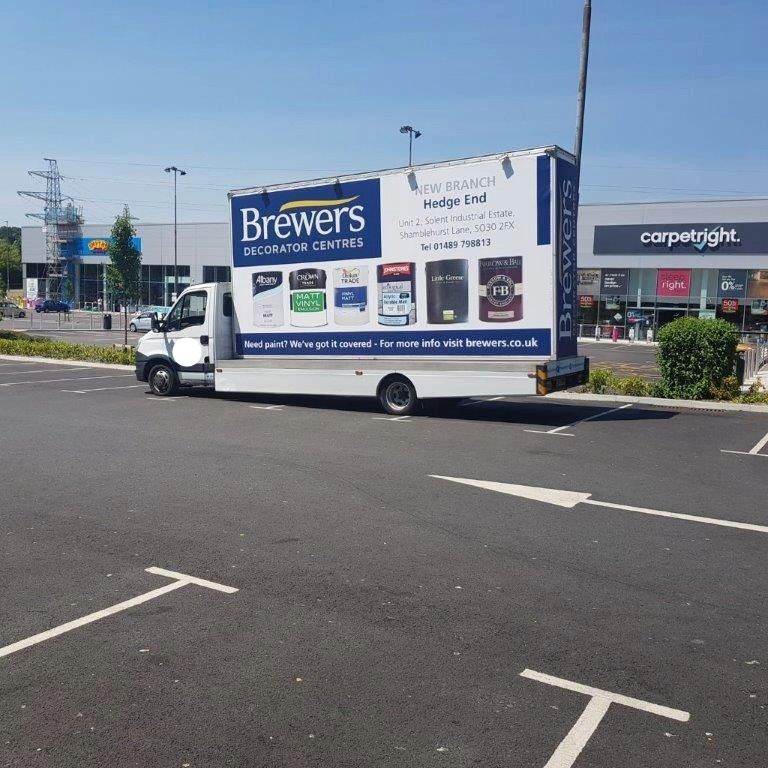 Flatbed Advertising Van