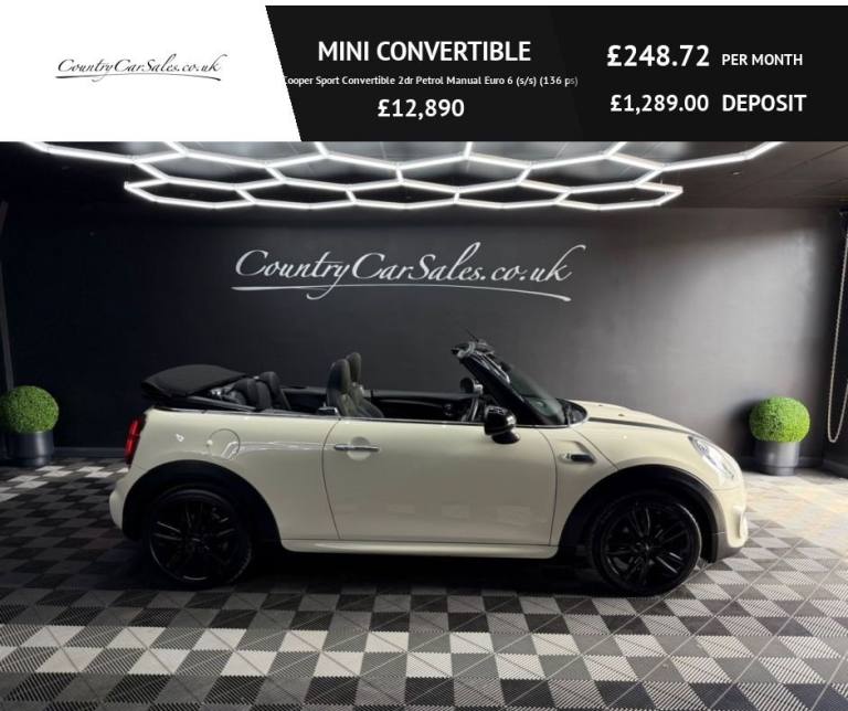 2018 MINI Convertible 1.5 Cooper Sport Convertible 2dr Petrol Manual Euro 6 (s/s) (136 ps) Conver...