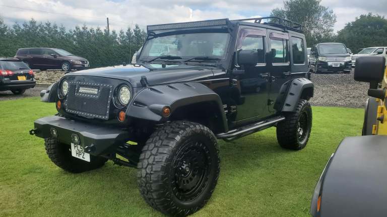 Jeep Wrangler jk 3.8 V6 auto black lifted modified fresh jap import - 4.5 grade 