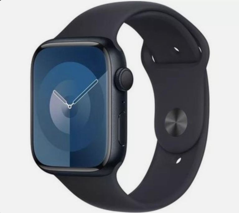 Apple Watch Series 9 A2980 45mm Smartwatch Wi-Fi Midnight Aluminium Black Band