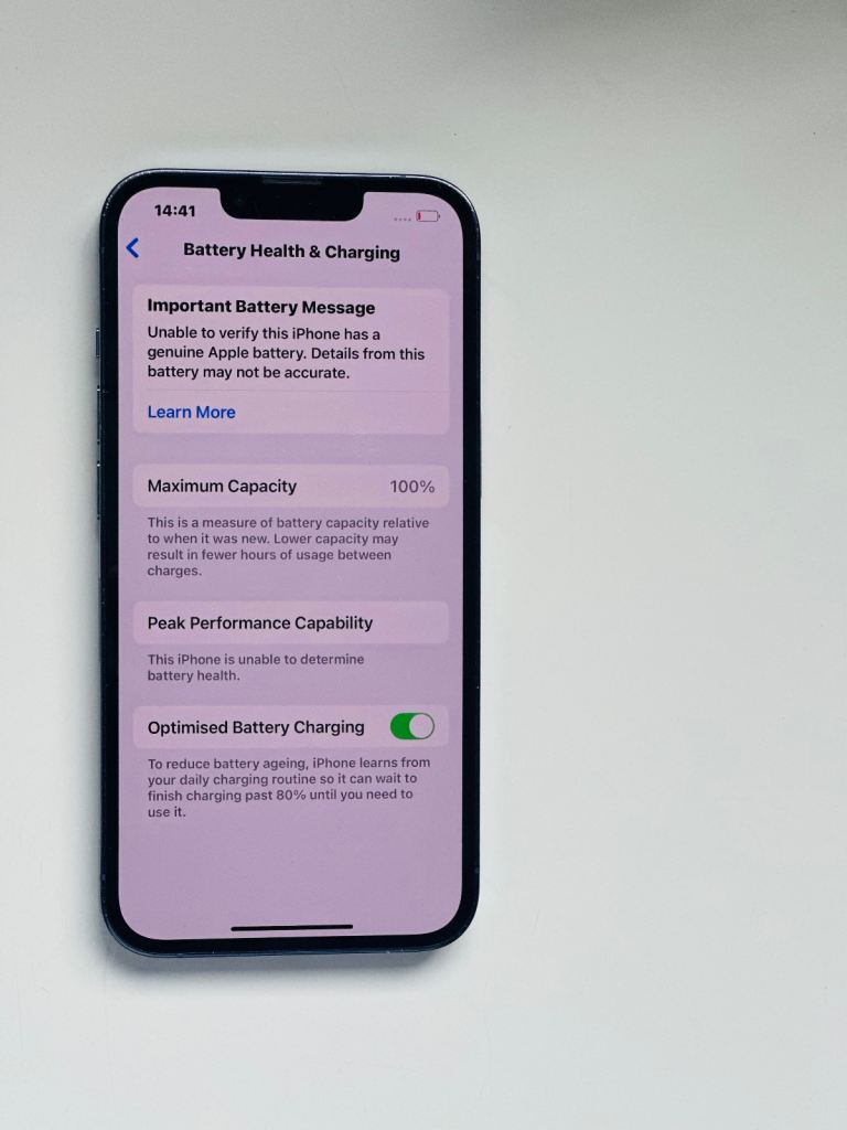iPhone 13 Pro -100% Battery