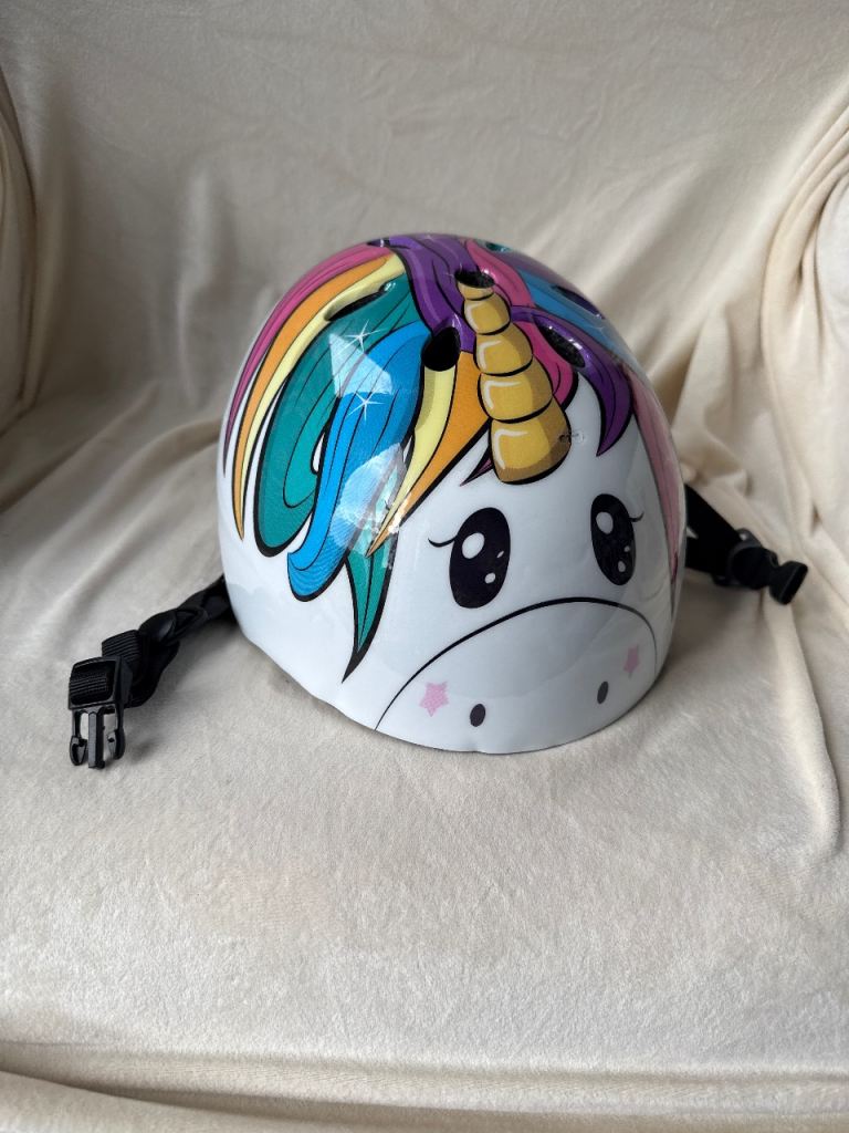FREE Kids bike helmet unicorn