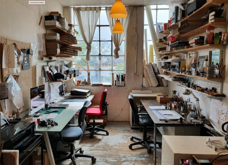 Desk space for rent, Creative studio workspace, Office Space