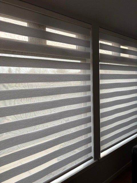 White Day & Night  Blinds - 2 available
