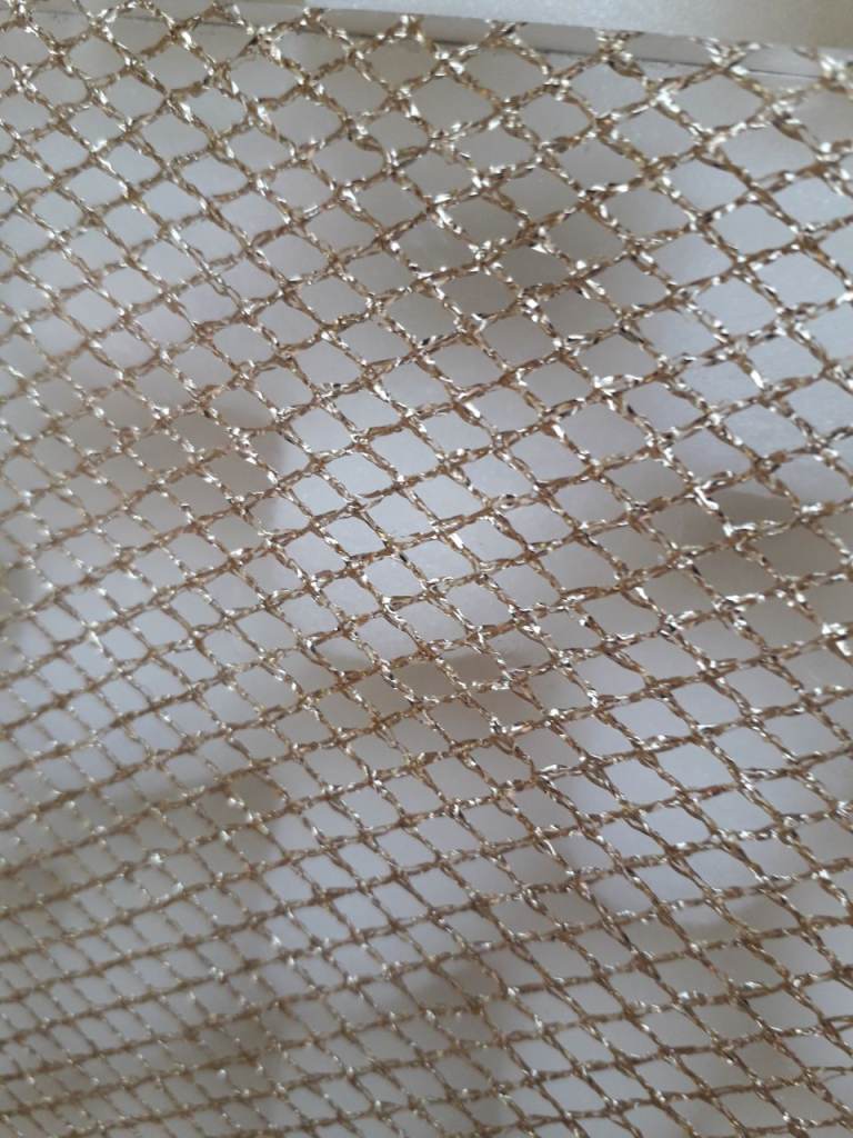 New Perspex Sheets - gold mesh effect
