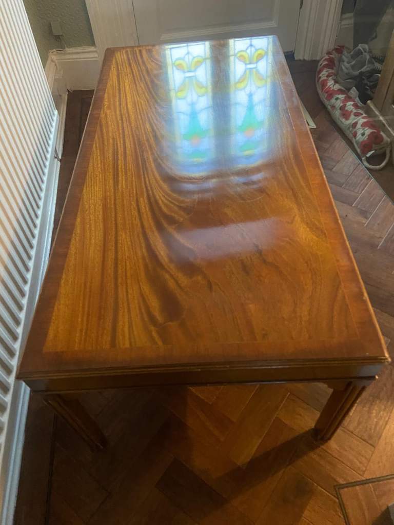 Vintage oak coffee table 