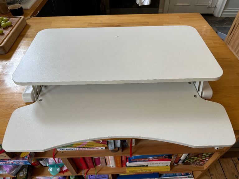 Standing Desk - Riser that sits on top of a desk and allows standing / sitting