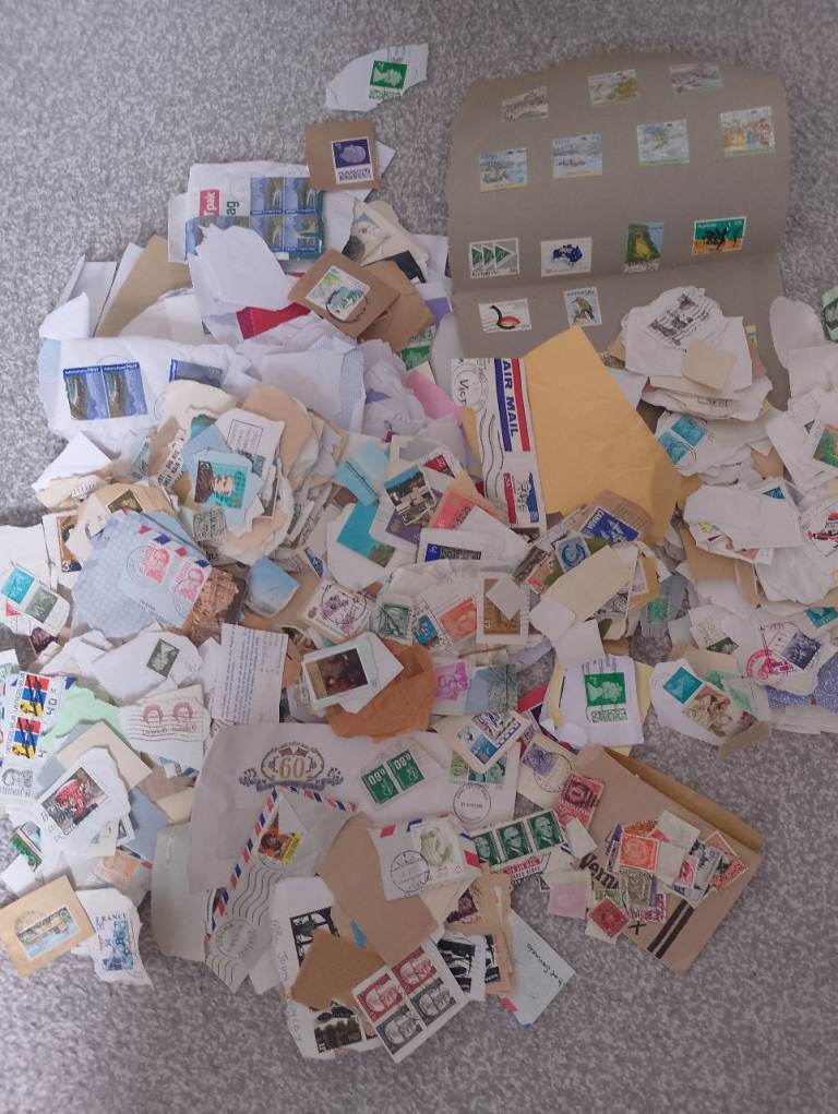A large collection of used Stamps, assorted British and international.
