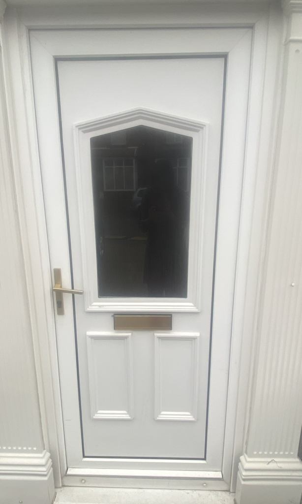 uPVC White front door 