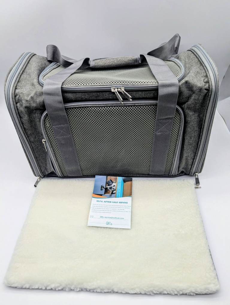 Pet Carrier – Medium Grey 🐶🐱