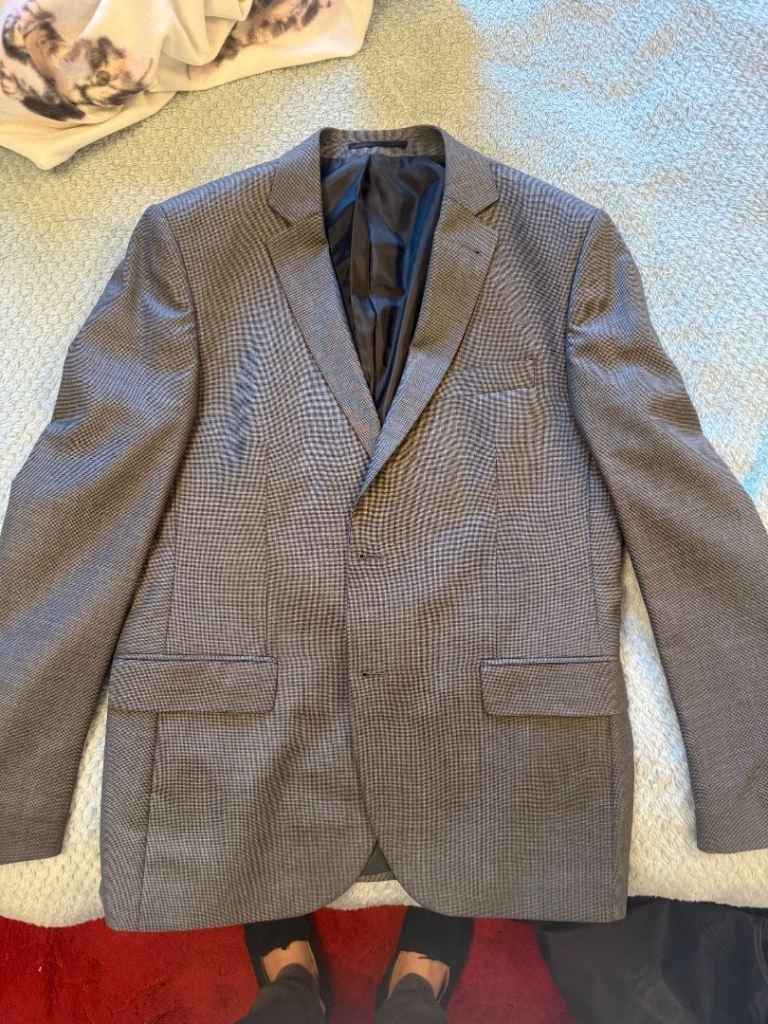 ALTINYILDIZ NANO Grey Men's Suit Jacket – Good Condition