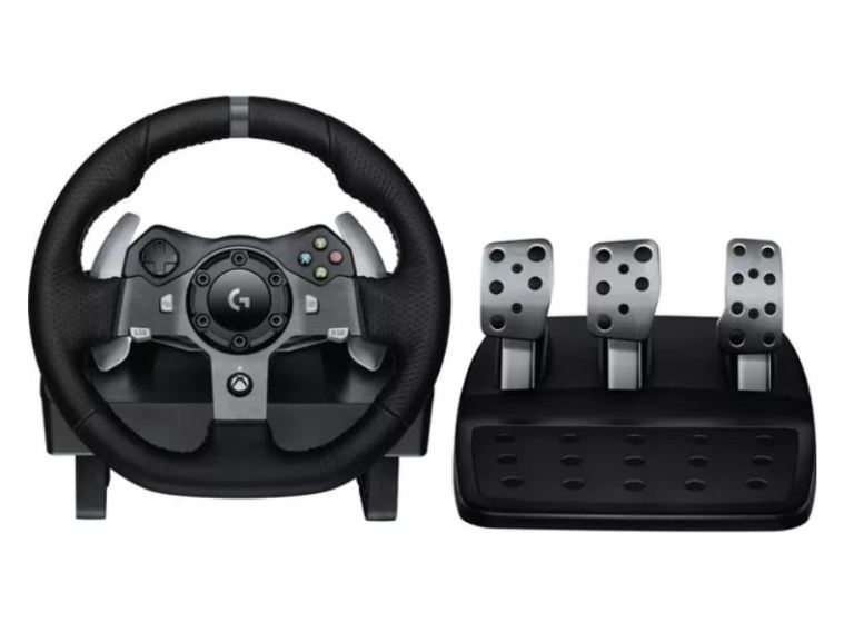 LOGITECH Driving Force G920 Xbox & PC Racing Wheel & Pedals - Black
