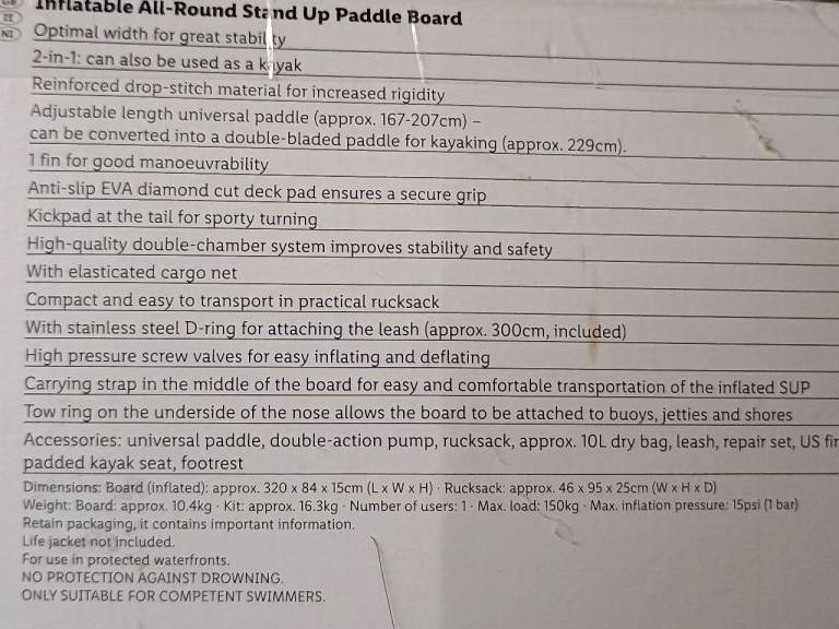 Inflatable Surf Board