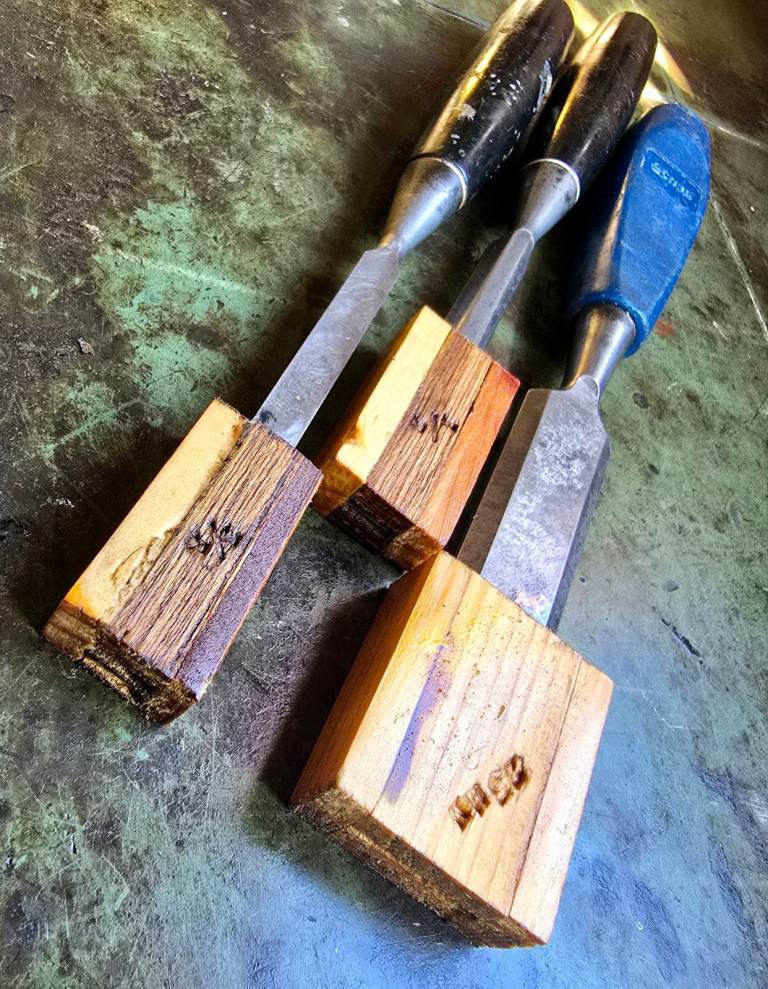🪵 Restored Bevel-Edge Chisel 3 Set