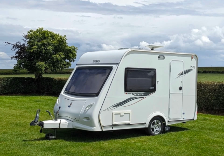 Elddis Xplore 302, light weight caravan