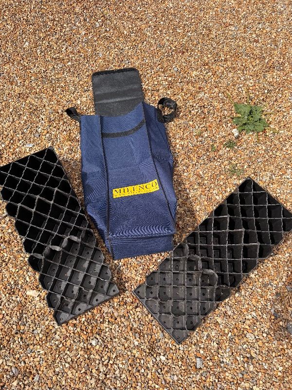 Pair of Milenco Triple 3 Levellers Levelling Ramps for Caravan / Motorhome