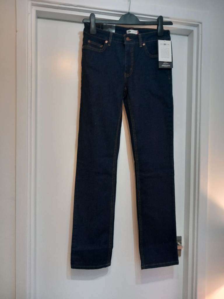 Dickies Perfect Shape Straight Leg Dark Wash Jeans UK 8 W26 BNWT ❤️