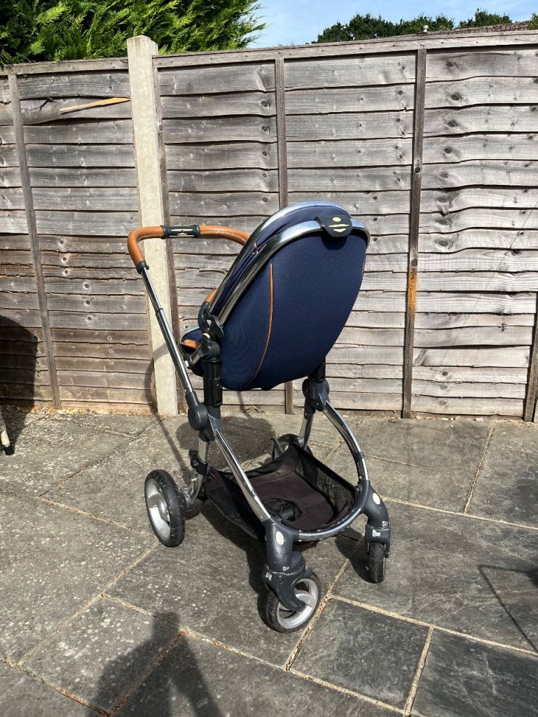 Egg Stroller Pram in Navy Blue - Good Condition | in Wimborne, Dorset ...
