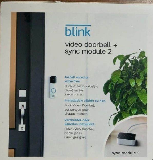Blink doorbell with synch module