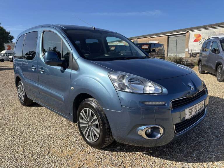 2015 Peugeot Partner Tepee WHEELCHAIR ACCESSIBLE VEHICLE 1.6 e-HDi 92 S 5dr EGC MPV Diesel Automatic
