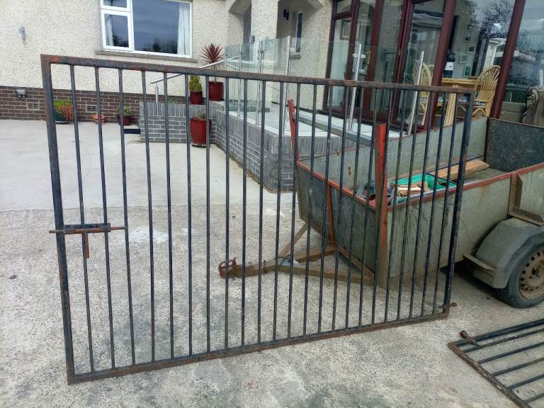 Metal gates  30 mm frame 10 mm square bar
