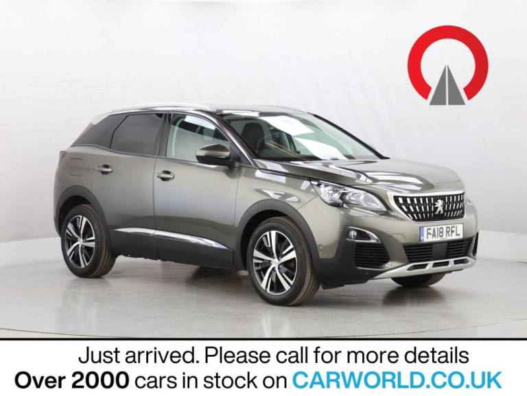 2018 Peugeot 3008 1.2 PureTech Allure SUV 5dr Petrol Manual Euro 6 (s/s) (130 ps) HATCHBACK Petro...